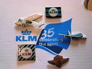 KLM ピンバッジ