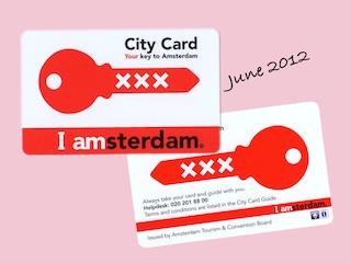久々に I amsterdam City Card を使ってみた